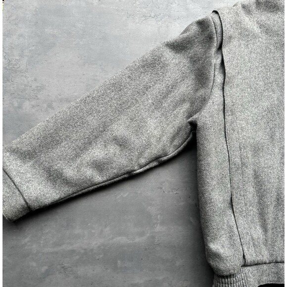 Vintage Hunt Club Wool Bomber Jacket Men’s XL – Made in USA – Gray Wool Blend - Picture 13 of 16